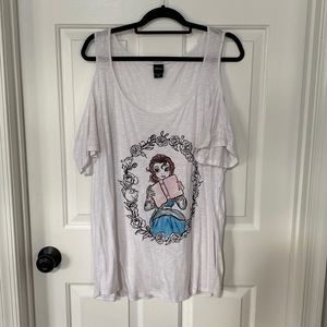 Torrid x Disney Cold Shoulder Top